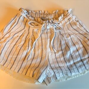 American Eagle Outfitters Tie Waist Striped Shorts | Size XS
